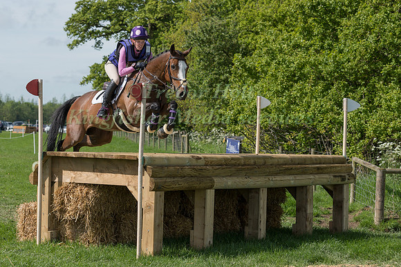 JESSICA CORSER  RIDING SS BLAZER COMPETING IN THE CROSS COUNTRY PHASE OF THE  INTERMEDIATE  COMPETITION AT THE  2017 ROCKINGHAM CASTLE INTERNATIONAL HORSE TRIAL.