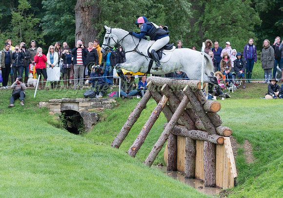PATRICIA PYTCHES (GBR) AND CES BALLYCAR CHIP TAKING PART IN THE CROSS COUNTRY PHASE OF THE  CIC THREE STAR COMPETITION AT THE 2017 EQUI-TREK BRAMHAM INTERNATIONAL HORSE TRIALS