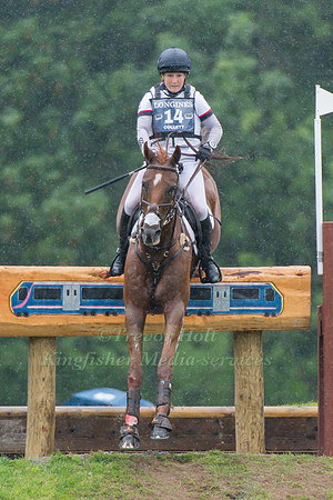 Laura Collett of Great Britain riding Grand Manoeuvre