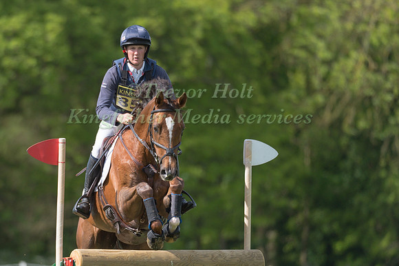 TOM MCEWEN  RIDING ROYAL ROXEY COMPETING IN THE CROSS COUNTRY PHASE OF THE  INTERMEDIATE  COMPETITION AT THE  2017 ROCKINGHAM CASTLE INTERNATIONAL HORSE TRIAL.