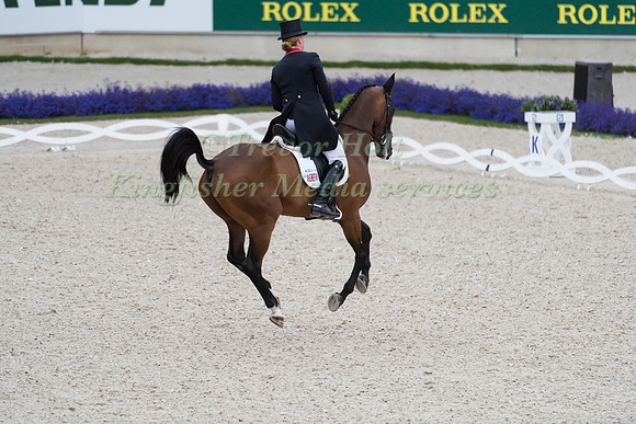 Kristina Cook (GBR) and Calvino II