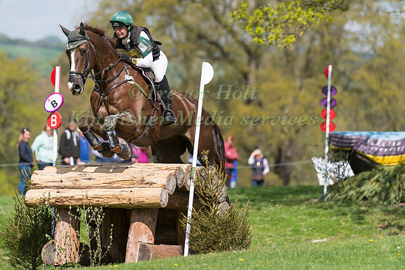Patricia  Ryan (IRL) riding Tullineaskey Hi Ho