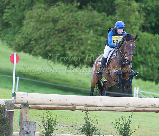 MEGHAN  HEALY (IRL) RIDING  LUI D COMPETING IN THE CROSS COUNTRY PHASE OF THE  CIC THREE STAR COMPETITION AT THE  2017 DODSON AND HORRELL CHATSWORTH INTERNATIONAL HORSE TRIAL.