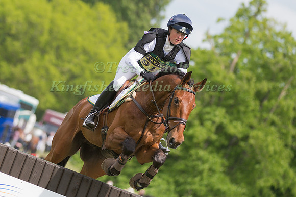 PIPPA FUNNELL  RIDING BILLY WALK ON COMPETING IN THE CROSS COUNTRY PHASE OF THE  INTERMEDIATE  COMPETITION AT THE  2017 ROCKINGHAM CASTLE INTERNATIONAL HORSE TRIAL.
