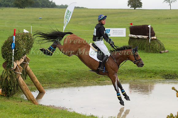 LUDWIG  SVENNERSTAL (SWE) AND STINGER TAKING PART IN THE CROSS COUNTRY PHASE OF THE  CCI THREE STAR COMPETITION AT THE 2017 EQUI-TREK BRAMHAM INTERNATIONAL HORSE TRIALS