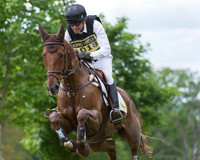 BILL  LEVETT (AUS) RIDING LASSBAN DIAMOND LIFT COMPETING IN THE CROSS COUNTRY PHASE OF THE ADVANCED  INTERMEDIATE  CLASS AT THE  2017 ROCKINGHAM CASTLE INTERNATIONAL HORSE TRIAL.