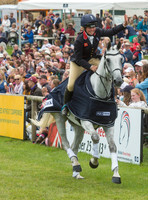 KITTY KING (GBR) AND VENDREDI BIATS TAKING A LAP OF HONOUR AFTER WINNING THE BRITISH HORSE FEEDS CCI-L4* COMPETITION AT THE 2019  EQUI-TREK BRAMHAM INTERNATIONAL HORSE TRIALS.