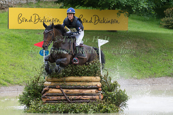 AURELIEN  LEROY (FRA) AND SEASHORE SPRING TAKING PART IN THE CROSS COUNTRY PHASE OF THE  UNDER 25s CCI THREE STAR COMPETITION AT THE 2017 EQUI-TREK BRAMHAM INTERNATIONAL HORSE TRIALS