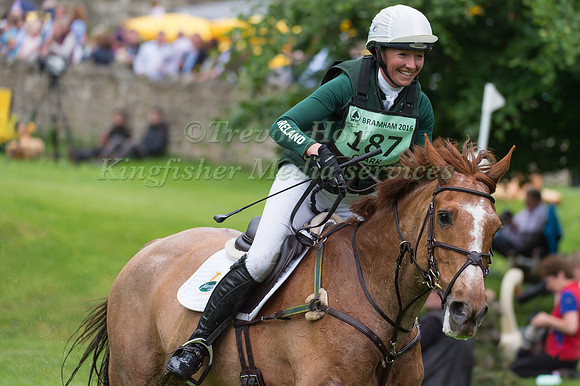 Aoife Clark (IRL) riding Pink Gin