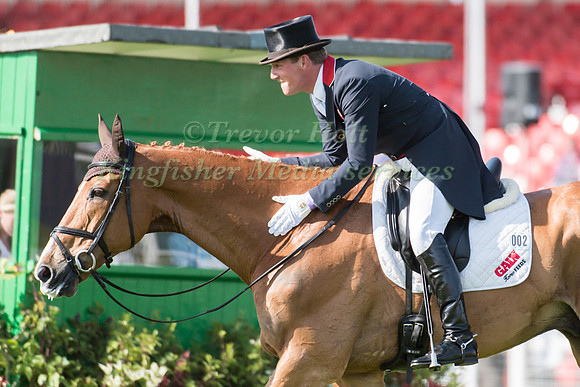 Oliver Townend of Great Britain  riding Armada