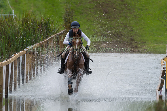 JANE BURTON (GBR) RIDING LE PETIT DIABLOTIN