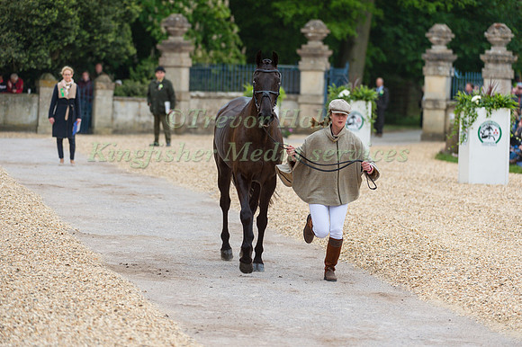 Lydia Hannon (GBR) and My Royal Touch at the Final  Horse Inspection of the 2017 Mitsubishi Motors Badminton Horse Trials