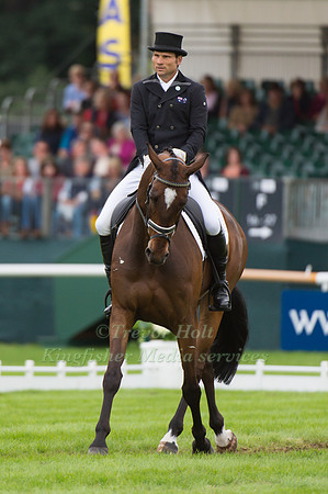 SHANE  ROSE (AUS) RIDING VIRGIL TAKING PART IN THE DRESSAGE PHASE OF THE  2016 LAND ROVER BURGHLEY HORSE TRIALS