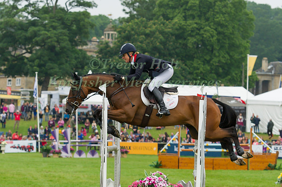 Kristina Cook (GBR) riding Calvino II