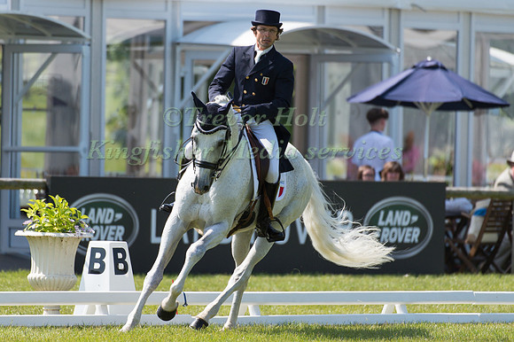 Hon, Regis Prud (FRA) riding Debiut