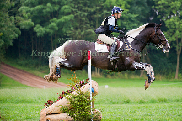 Kayte Oram-Evennett and Captain Hook