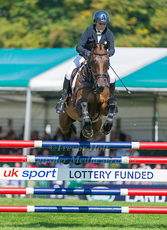 Imogen Murray (GBR) riding Wiseguy IV taking part in the Show Jumping Phase