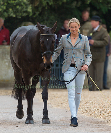Lissa Green (GBR) and Malin Head Clover at the Final  Horse Inspection of the 2017 Mitsubishi Motors Badminton Horse Trials