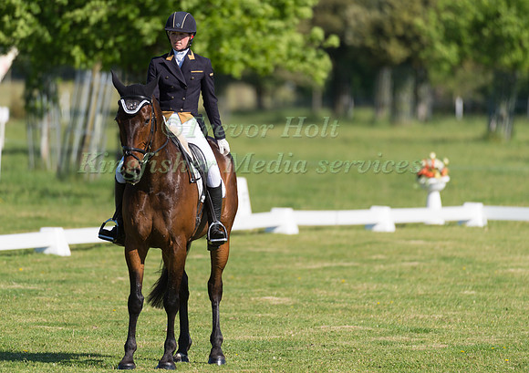 HANNAH BATE (GBR) RIDING BUCKLE END BERTIE IN THE DRESSAGE PHASE OF THE CICO THREE STAR AT THE 2017 HOUGHTON INTERNATIONAL HORSE TRIALS