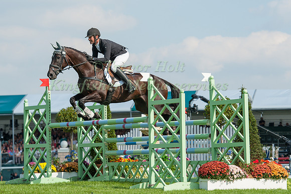 Murray Lamperd (AUS) riding Under The Clocks taking part in the Show Jumping Phase