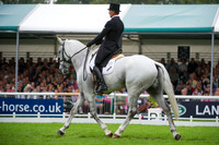 Andrew Nicholson (NZL) riding Avebury competing in the dressage test