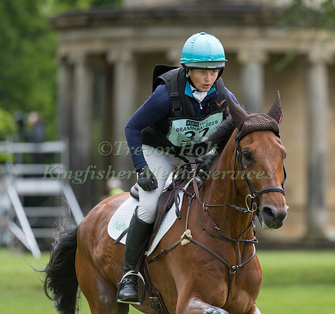 SELINA MILNES (GBR) AND IRON IV