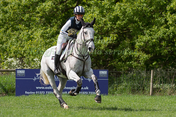 CAROLINE  POWELL (NZL) RIDING SINATRA FRANK BABY COMPETING IN THE CROSS COUNTRY PHASE OF THE  INTERMEDIATE  COMPETITION AT THE  2017 ROCKINGHAM CASTLE INTERNATIONAL HORSE TRIAL.
