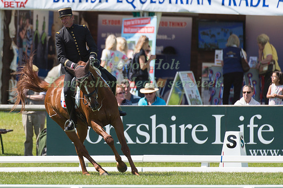 Didier Dhennin (FRA) riding Opi De Saint Leo