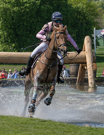 GEORGIE SPENCE (GBR) RIDING  HALLTOWN HARLEY