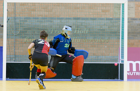 Sally Walto Scores from a penalty stroke