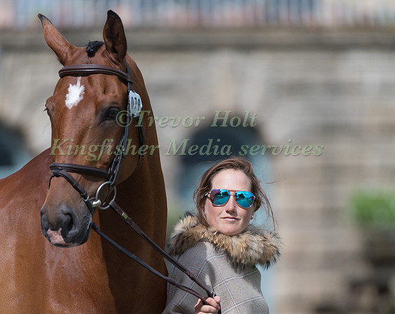 LAURA COLLETT (GBR) AND MR BASS AT THE EQUI-TREK CCI *** FINAL HORSE INSPECTION OF THE 2017 BRAMHAM INTERNATIONAL HORSE TRIALS