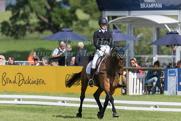 ABIGAIL BOULTON (GBR) AND TILSTON TIC TOC TAKING PART IN THE DRESSAGE PHASE OF THE  UNDER 25 CCI THREE STAR COMPETITION AT THE 2017 EQUI-TREK BRAMHAM INTERNATIONAL HORSE TRIALS