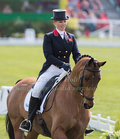 Zara Tindall of Great Britain  riding High Kingdom