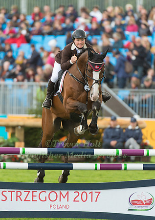 Hanne Wind Ramsgaard of Denmark riding Vestervangs Arami