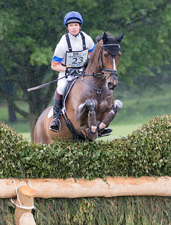 FRANCIS WHITTINGTON (GBR) AND CARLCHEN TAKING PART IN THE CROSS COUNTRY PHASE OF THE  CCI THREE STAR COMPETITION AT THE 2017 EQUI-TREK BRAMHAM INTERNATIONAL HORSE TRIALS