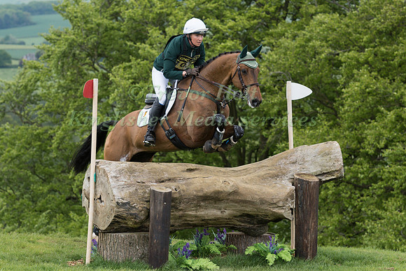 AOIFE  CLARK (IRL) RIDING COLORFAST II COMPETING IN THE CROSS COUNTRY PHASE OF THE ADVANCED  INTERMEDIATE  CLASS AT THE  2017 ROCKINGHAM CASTLE INTERNATIONAL HORSE TRIAL.