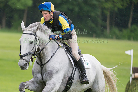 TYLER CASSELLS (GBR) AND MACHISMO STAR TAKING PART IN THE CROSS COUNTRY PHASE OF THE  CCI THREE STAR COMPETITION AT THE 2017 EQUI-TREK BRAMHAM INTERNATIONAL HORSE TRIALS