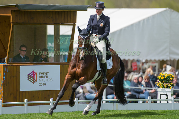 Flora Harris (GBR) riding Bayano