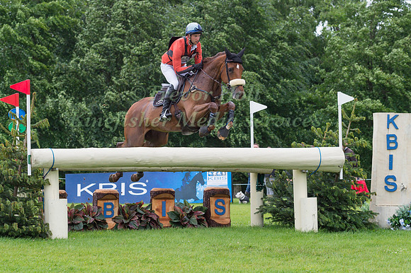 ARTHUR  DUFFORT (FRA) AND HERBST GOLDEN ECLIPSE TAKING PART IN THE CROSS COUNTRY PHASE OF THE  CCI THREE STAR COMPETITION AT THE 2017 EQUI-TREK BRAMHAM INTERNATIONAL HORSE TRIALS