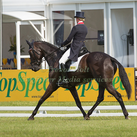 Nicola Wilson (GBR) riding Bulana
