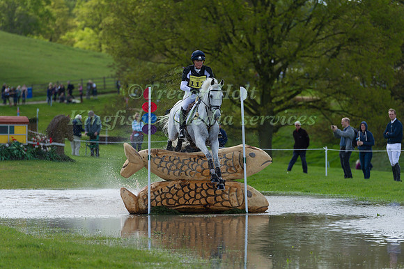 PIPPA FUNNELL (GBR) RIDING  BILLY THE BIZ COMPETING IN THE CROSS COUNTRY PHASE OF THE  CIC THREE STAR COMPETITION AT THE  2017 DODSON AND HORRELL CHATSWORTH INTERNATIONAL HORSE TRIAL.