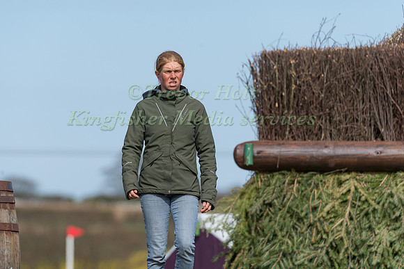 ROSALIND CANTER WALING THE WATER JUMP
