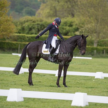 NICOLA WILSON (GBR) RIDING  ANNIE CLOVER COMPETING IN THE  DRESSAGE PHASE OF THE  CIC THREE STAR COMPETITION AT THE  2017 DODSON AND HORRELL  CHATSWORTH INTERNATIONAL HORSE TRIAL.