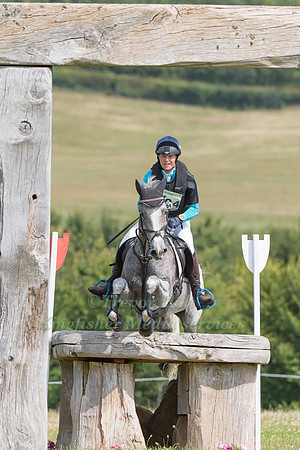 SARAH HOLMES (GBR) AND DUNGANSTOWN FLEUR TAKING PART IN THE CROSS COUNTRY PHASE OF THE CCI-S4* COMPETITION AT THE 2019 BARBURY HORSE TRIALS