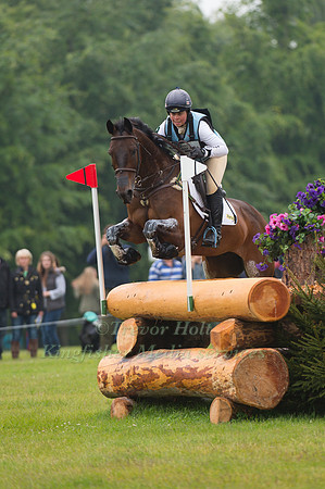 Kitty King (GBR) riding Persimmon