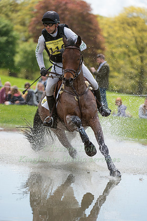 BILL  LEVETT (AUS) RIDING  ATHLEET V COMPETING IN THE CROSS COUNTRY PHASE OF THE  CIC THREE STAR COMPETITION AT THE  2017 DODSON AND HORRELL CHATSWORTH INTERNATIONAL HORSE TRIAL.