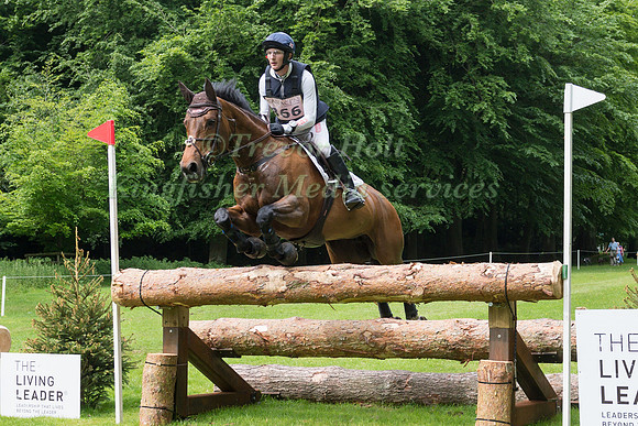 PAUL SIMS (GBR) RIDING LAST SECRET TAKING PART IN THE CROSS COUNTRY PHASE OF THE CICO THREE STAR AT THE 2017 HOUGHTON INTERNATIONAL HORSE TRIALS