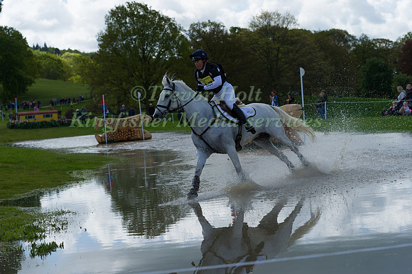 PIPPA FUNNELL (GBR) RIDING  BILLY THE BIZ COMPETING IN THE CROSS COUNTRY PHASE OF THE  CIC THREE STAR COMPETITION AT THE  2017 DODSON AND HORRELL CHATSWORTH INTERNATIONAL HORSE TRIAL.
