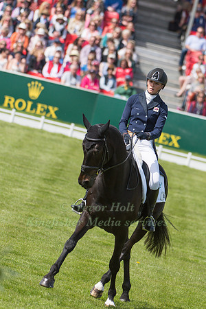 Emily King of Great Britain  riding Brookleigh