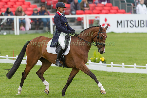 Jeanette Brakewell (GBR) riding Lets Dance